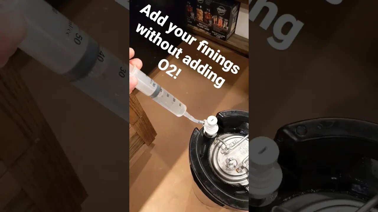 How to add finings to your beer O2 free!!