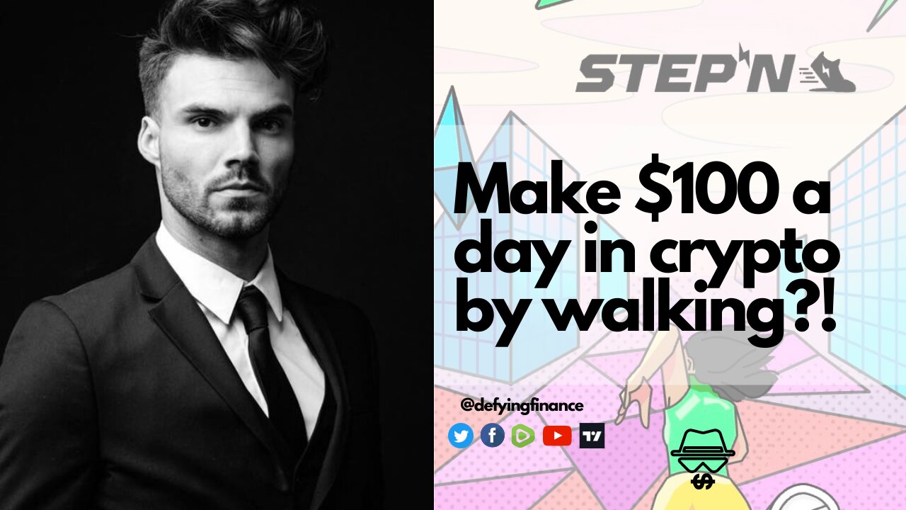 Make $100 a day in crypto with STEPN app?! NEW!