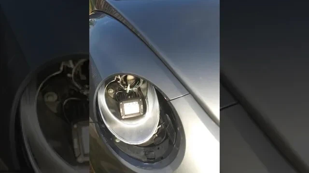 I RIGGED UP THIS LED LIGHT FOR MY BEETLE