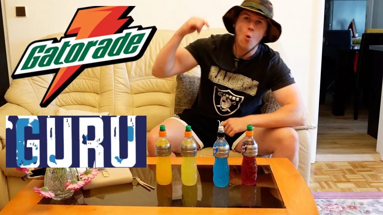 SPORTS DRINK SOCRATES :GATORADE GURU | EUROPEAN GATORADE 4 FLAVOURS REVIEW!!