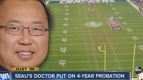 Junior Seau's doctor put on four year probation