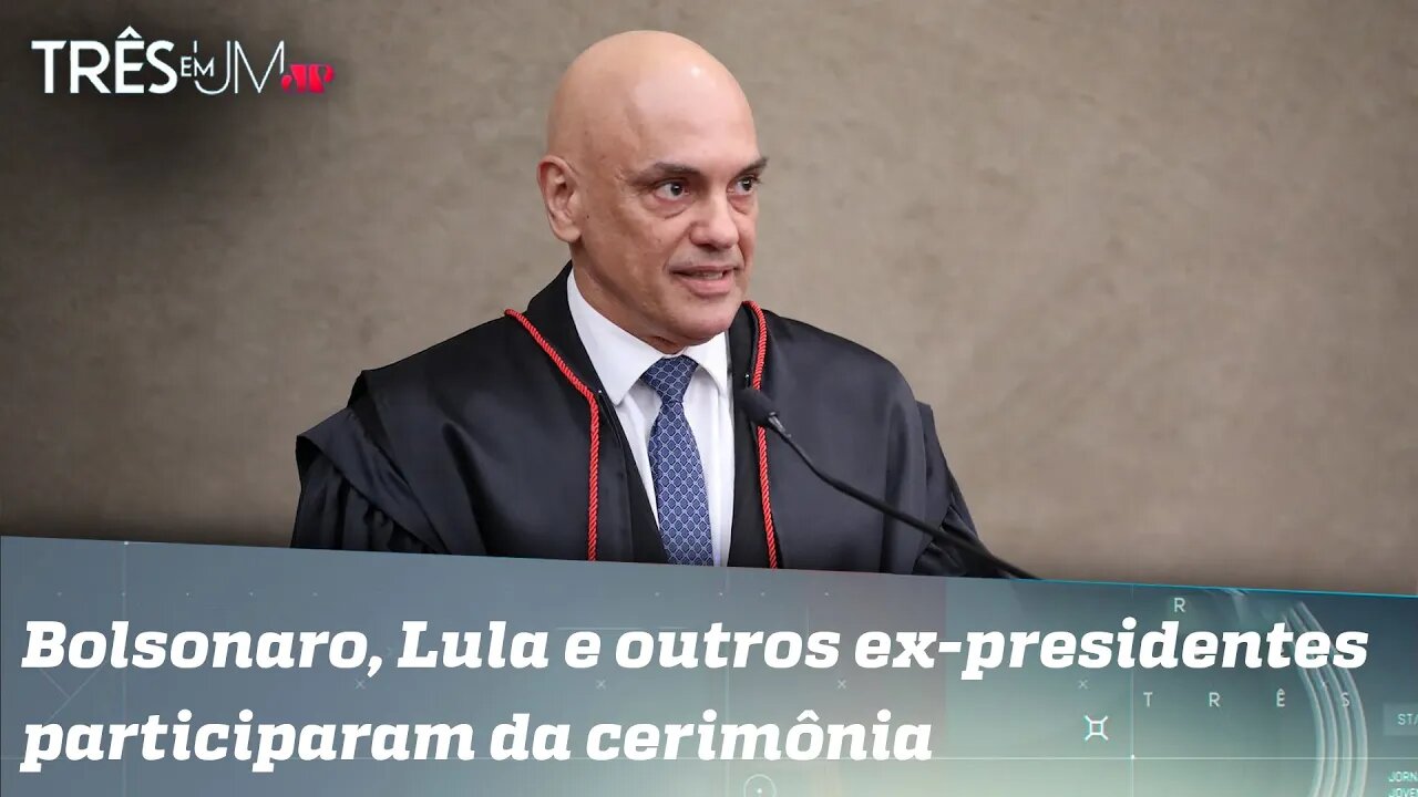 Moraes toma posse como novo presidente do TSE