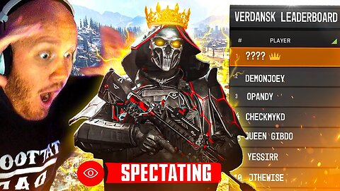 SPECTATING #1 MOBILE PLAYER IN VERDANSK