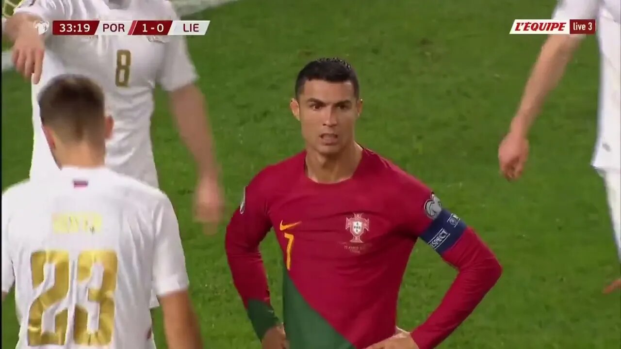 Portugal 4 0 Liechtenstein un record et un doublé pour Cristiano Ronaldo