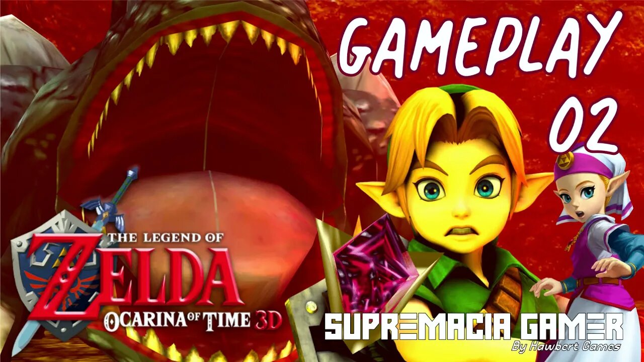 The Legend of Zelda: Ocarina of Time 3D - #02 - Os Gorons e a Pedra Espiritual do Fogo