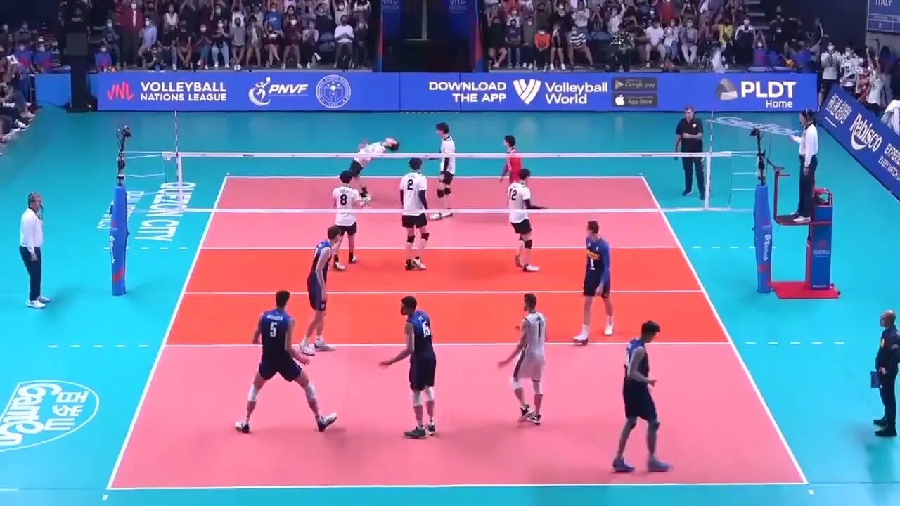 Volleyball Japan vs Italy Amazing Match Highlights 8