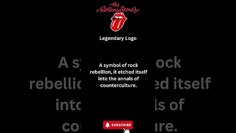 The rolling Stones Legendary Logo #shorts #rollingstones #rocknroll