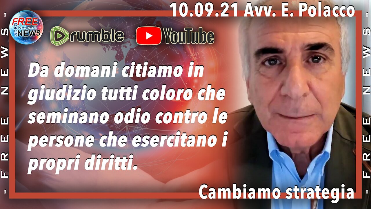 10.09.21 Avv. Polacco: cambiamo strategia.