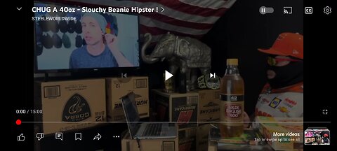 mask-man doesn't like beanies y'all (he's back to deleting the Livestreams 🤔🤔)