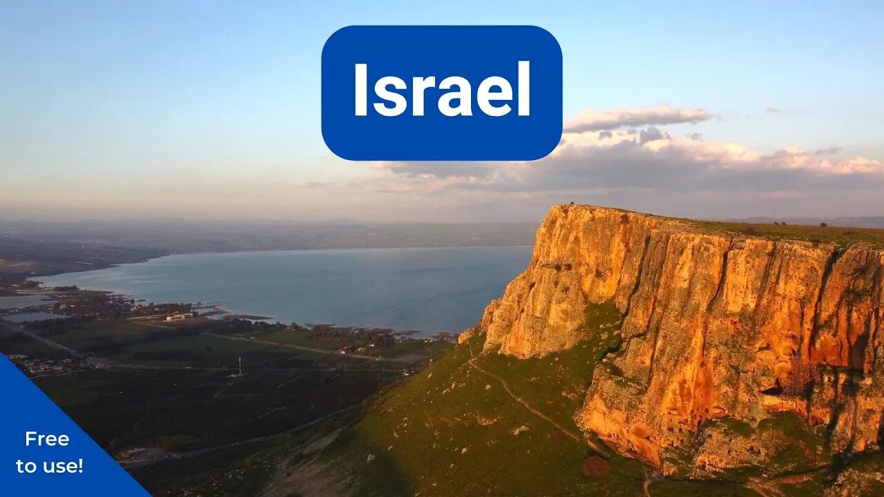 Drone videos of Israel (free to use) - Tel Aviv, Galilee, Dead Sea, Negev, Jordan River...