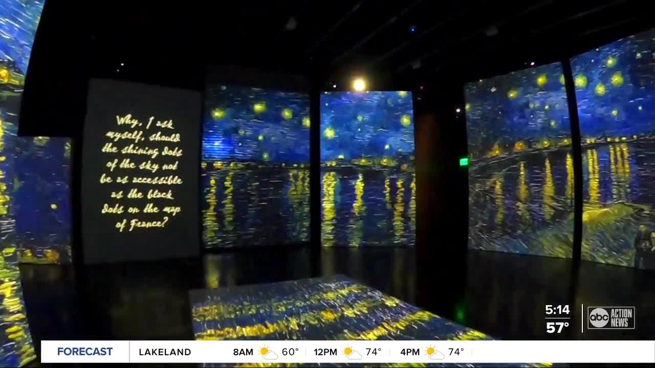 'Van Gogh Alive' is a dazzling multi-sensory salute to the Dutch master at St. Pete's Dalí Museum