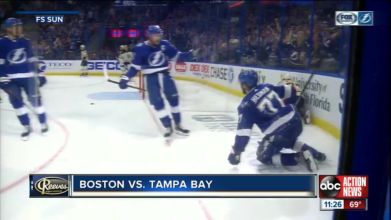 Tampa Bay Lightning rally past Boston Bruins for 59th victory; all-time win record in sight