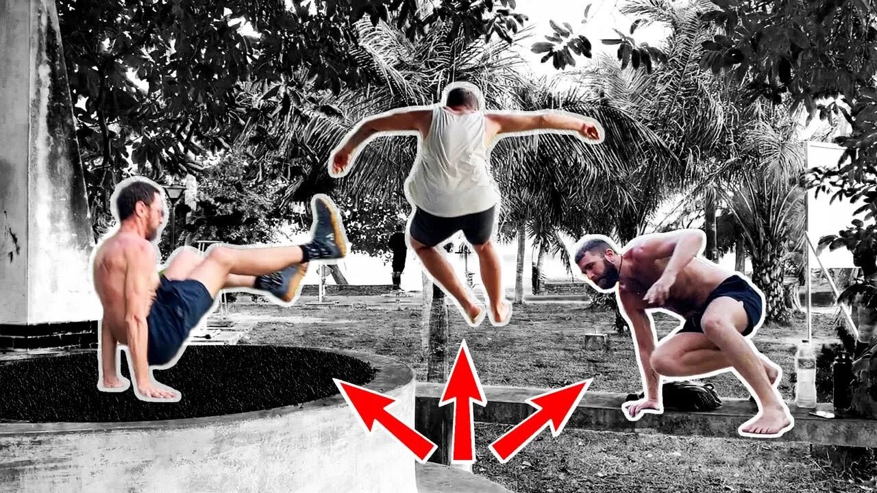 CHRIS TRIES PARKOUR FOR THE FIRST TIME ON KOH PHANGAN