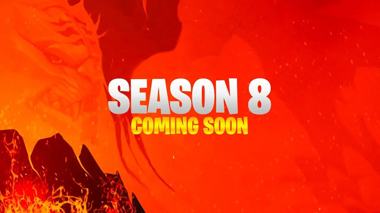 *NEW* Season 8 MAX "BATTLE PASS" Skin Revealed & Season 8 VOLCANO!!