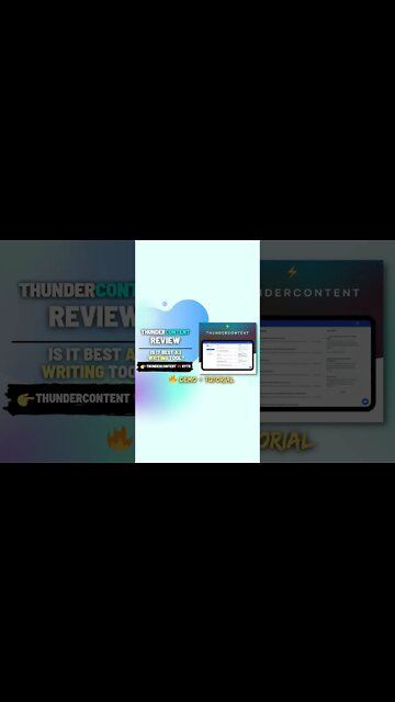 ThunderContent Review - Affordable A.I writing tool