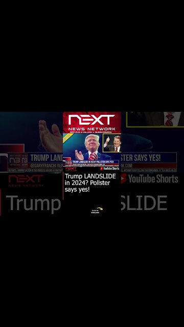 Trump LANDSLIDE in 2024? Pollster says yes! #shorts