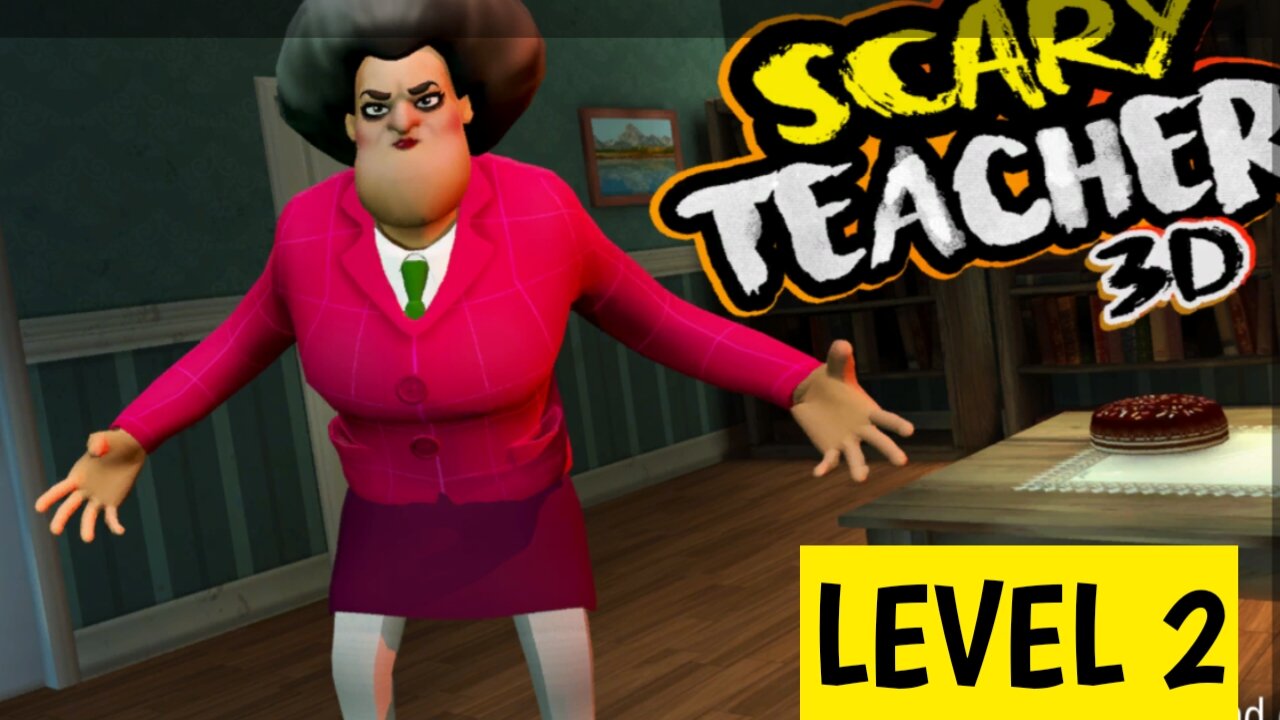 Scary teacher 3D game level 2