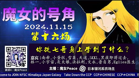 AI字幕 2024.11.15 《魔女的号角》魔女的号角 七哥📣教会你什么？🦋 #新中国联邦 日本银河系 魔女Peace witchpeace 郭文贵 MilesGuo NFSC TakeDowntheCCP CCP≠CHINESE