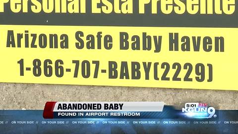 Baby abandoned at Tucson International