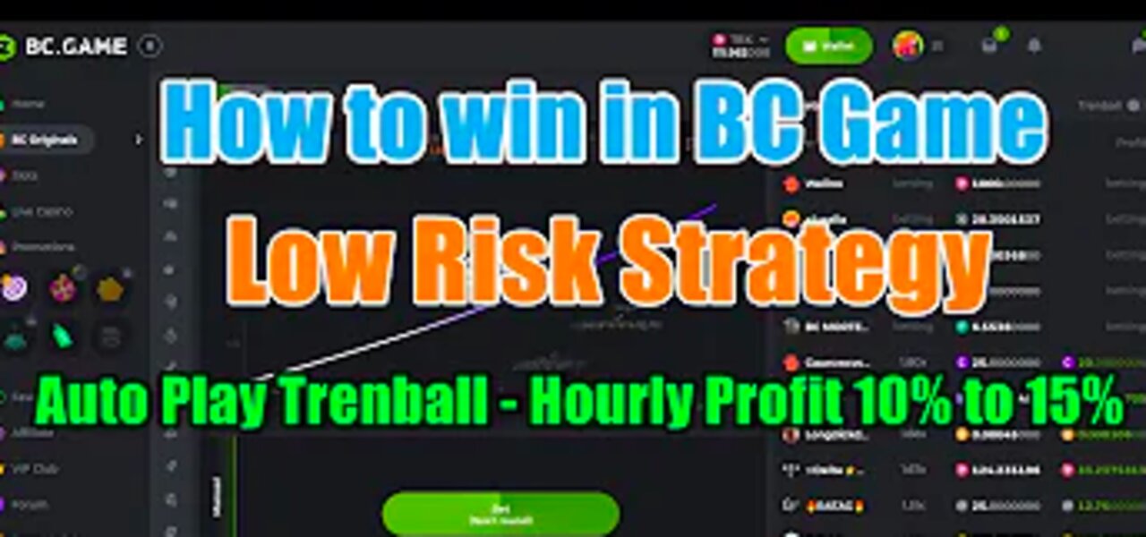 Make money daily with BC Game!