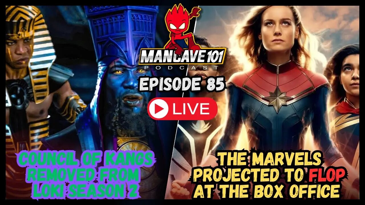 The Marvels Projected to Flop | Council of Kangs Removed from Loki Season 2 | Nerdy News & Rumors