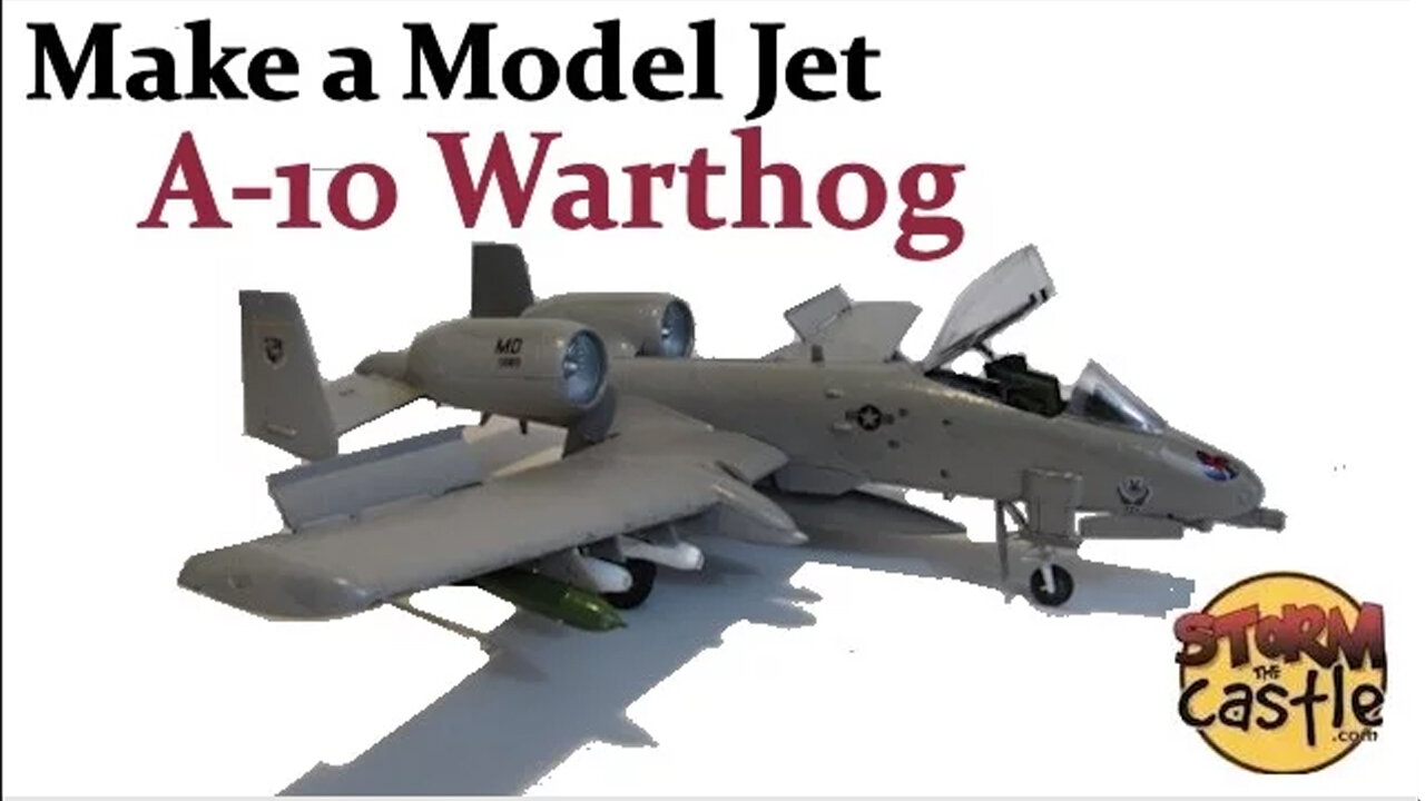 Make the Amazing A-10 Warthog Jet Model