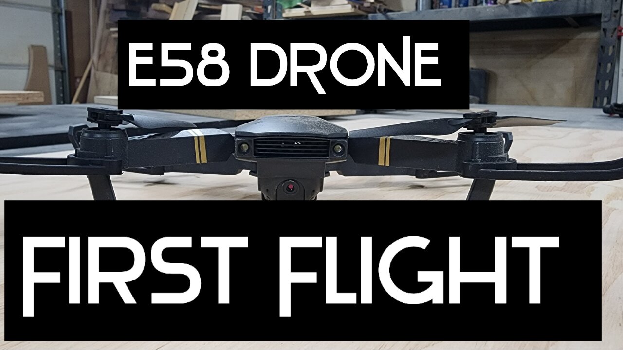 E58 DRONE Our First Ever Flight [ Drones Camera View ] #drone