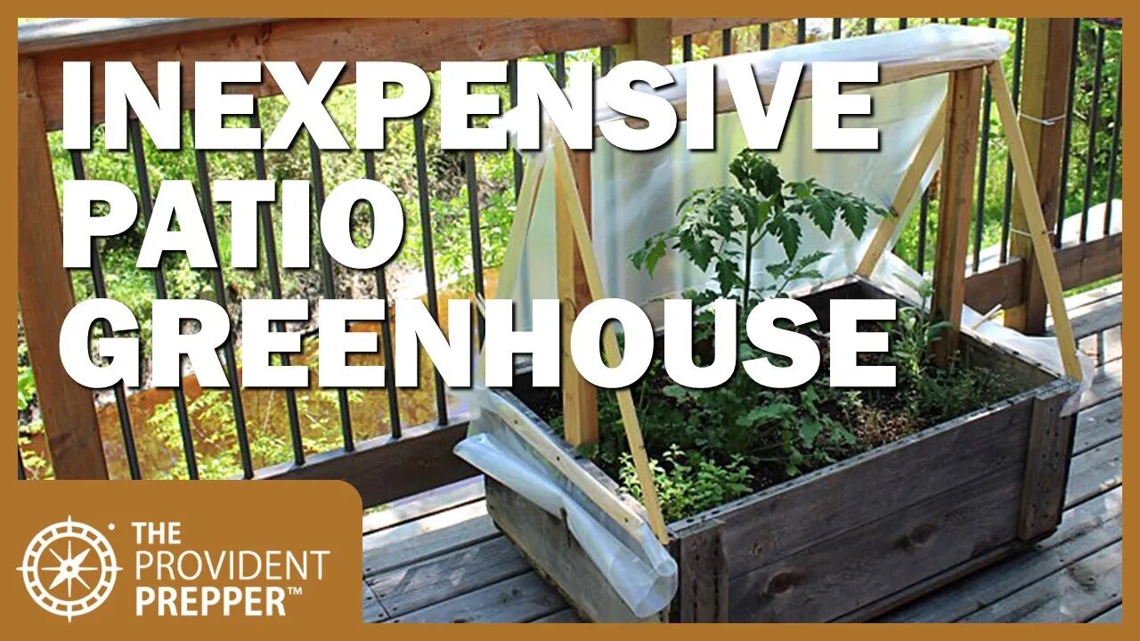 Step-by-Step Inexpensive Patio Greenhouse or Super Simple Cold Frame