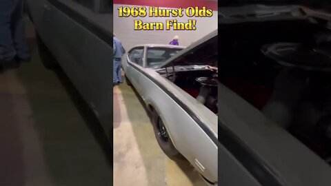 Rare 1968 Hurst Olds Barn Find! #shorts