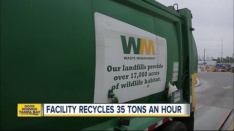 Facility recycles 35 tons an hour