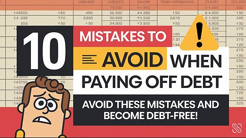 10 Common Mistakes to Avoid When Paying Off Debt (and How to Stay Debt-Free!) #1