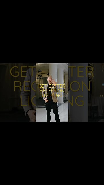 Does your reception lighting suck? Use those shadows! #lightingtips #weddingfilmmaking #ls60x