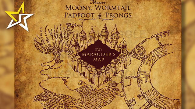 Harry Potter Fan Debuts Glow In The Dark "Marauder's Map" Tattoo