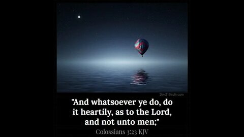 Working unto the Lord