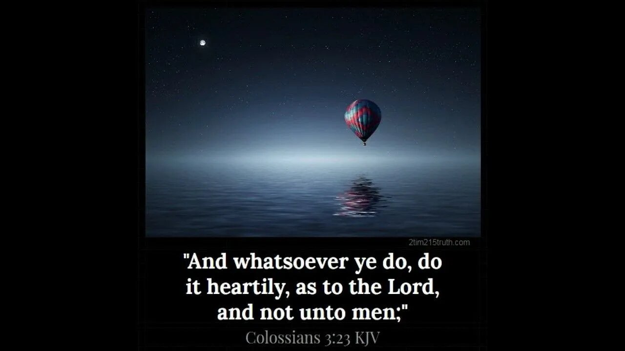 Working unto the Lord
