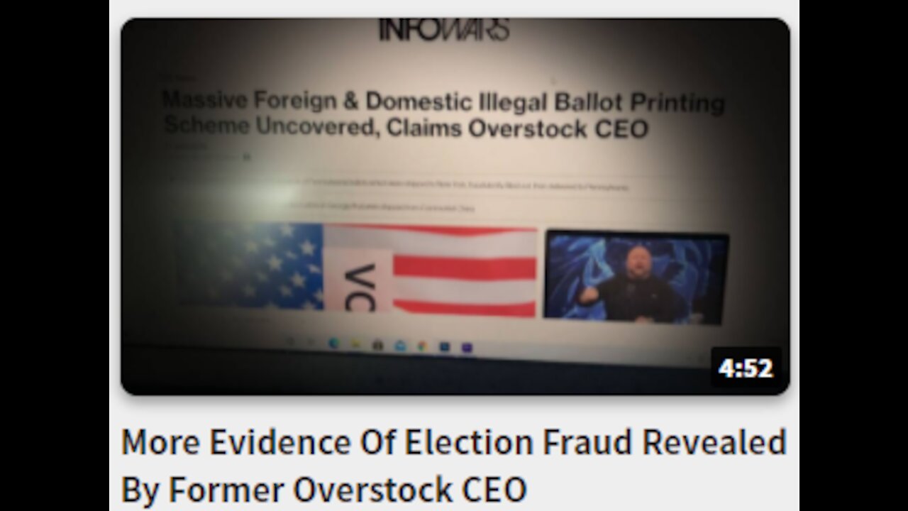 More Evidence Of Election Fraud Revealed By Former Overstock CEO
