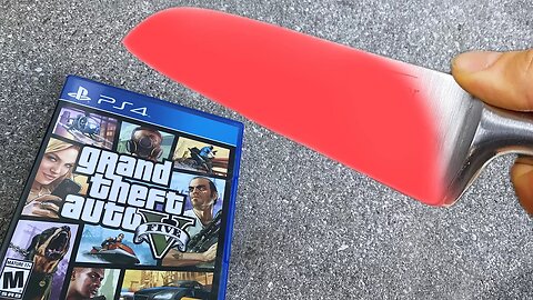 EXPERIMENT Glowing 1000 Degree KNIFE VS GTA 5