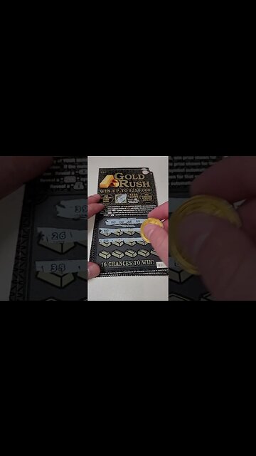 $10 Gold Rush Lottery Ticket Test! #lottery
