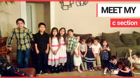 Woman with 13 kids including three sets of twins has given them all names beginning with C