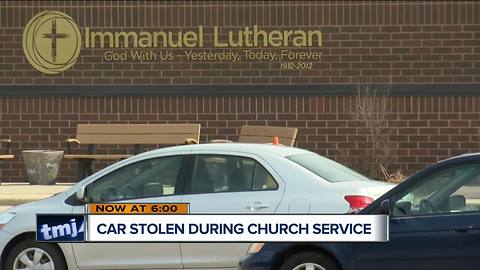 Brazen thieves in Brookfield: Car stolen during church service