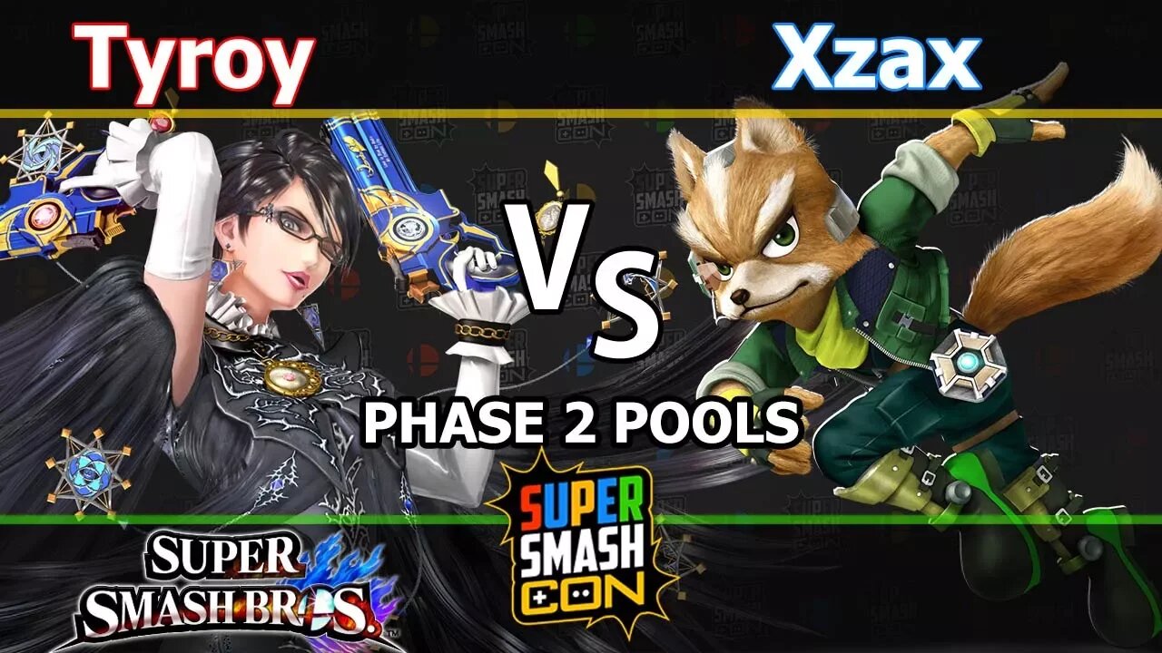 E2C|Tyroy (Bayonetta) vs. RVL|XZAX (Fox) - Wii U Singles Phase 2 Pool - SSC2017