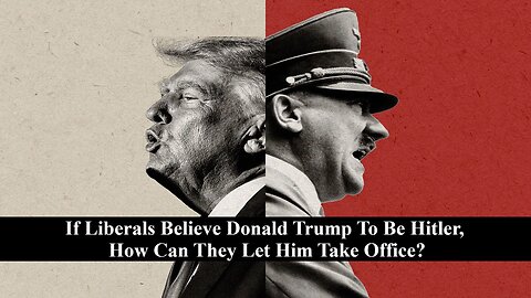 If Donald Trump Is Hitler, Why Are Liberals Letting Him Become President?