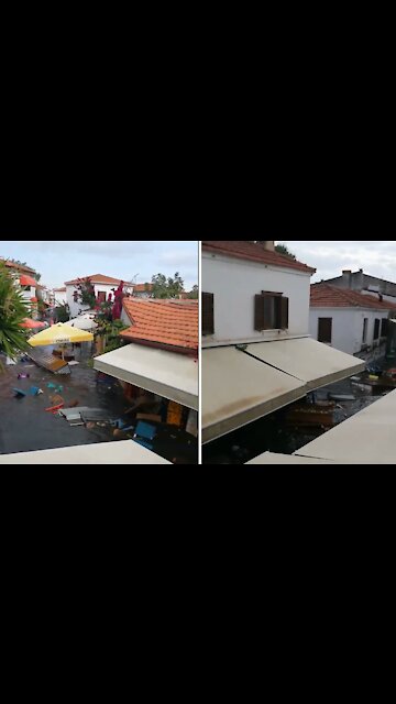 Aftermath of Izmir earthquake results in a tsunami