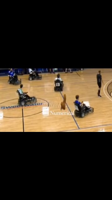 Rocket League but with wheelchairs: (power-ups) #shorts