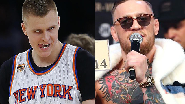 Kristaps Porzingis Getting Help from...Conor McGregor!?