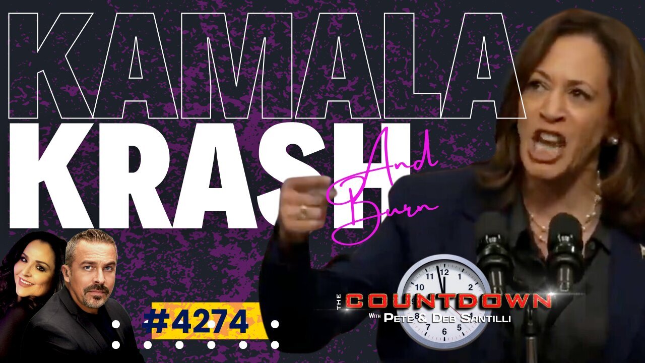 17 DAYS-KAMALA-CRASH-AND-BURNS! Trump Hitting It Out Of The Park [Pete Santilli #4274-8AM]