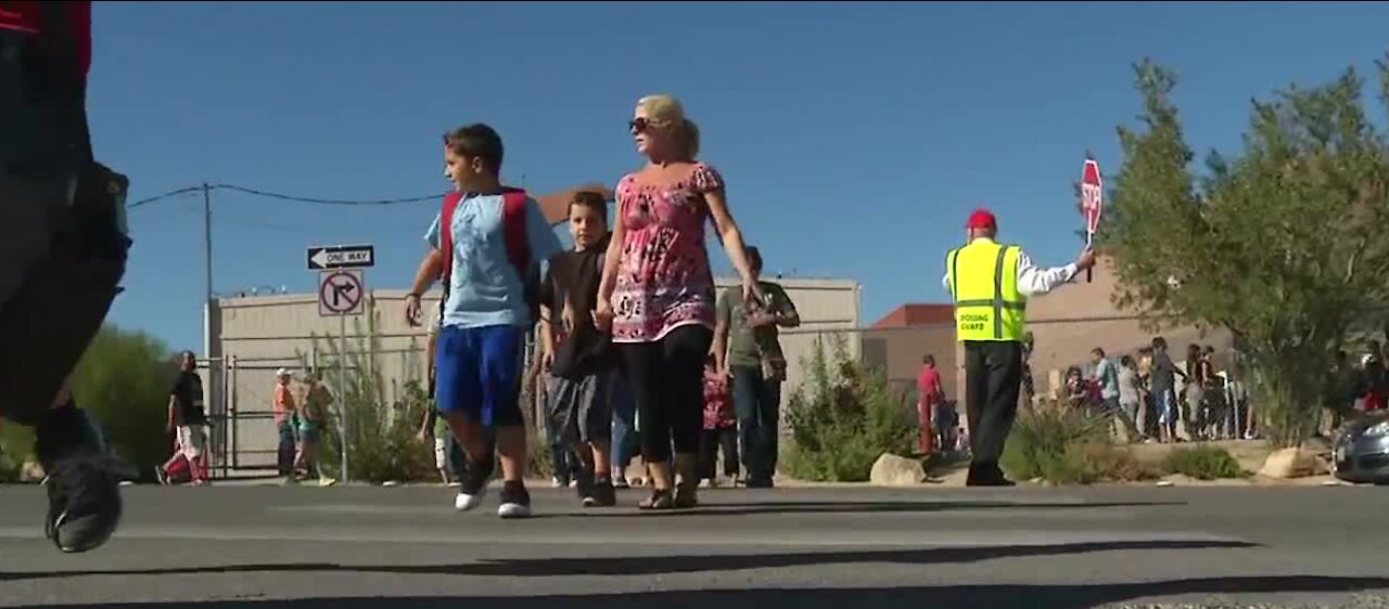 Return to school means kids in the crosswalks