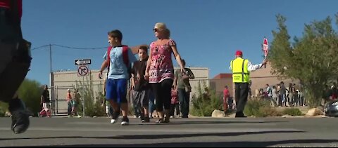 Return to school means kids in the crosswalks