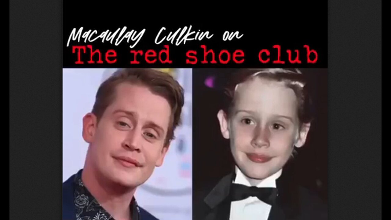 Macauly Culkin on the red shoe club