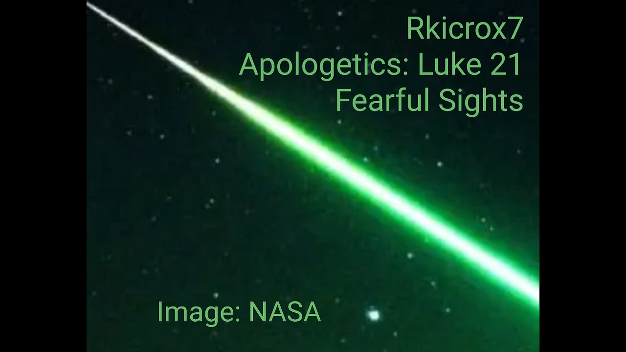 Rkicrox7 Apologetics: Luke 21 Aerial Sights